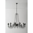 Candelabru florentin antichizat negru 12xE14/40W, Vela LU 1531/12 Antik Orion